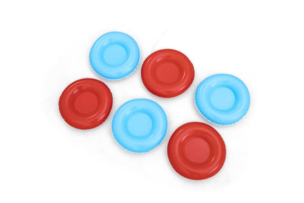 Oppusteligt poolspil Arcade Shield 140 cm med frisbees, fra 3 år