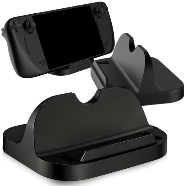 Ställ för Steam Deck plast svart 9,5 x 7,5 x 4,5 cm