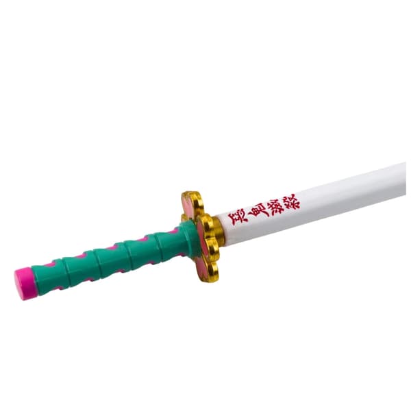 Metallpenna katana-design 19,5 cm med svart refill, presentbox