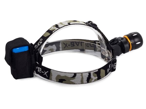Otsalamppu CREE XML-T6 LED zoom 400 m takavalolla ja pyöräkiinnikkeillä