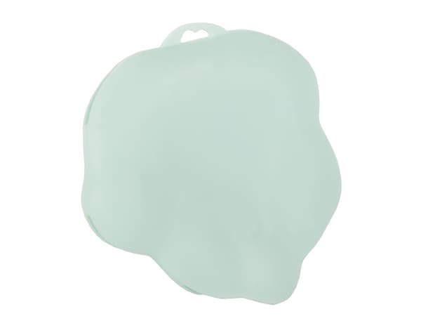 Silikoninen vartalopesuharja kahvalla 12x13 cm sekavärit
