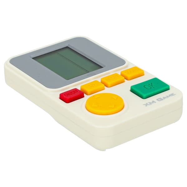 Elektronisk retro arkadkonsol blockspel i fickformat vit 6+ CE