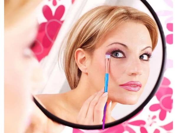 Makeupbørstesæt 20-pak med syntetiske børster + snørelukningspose