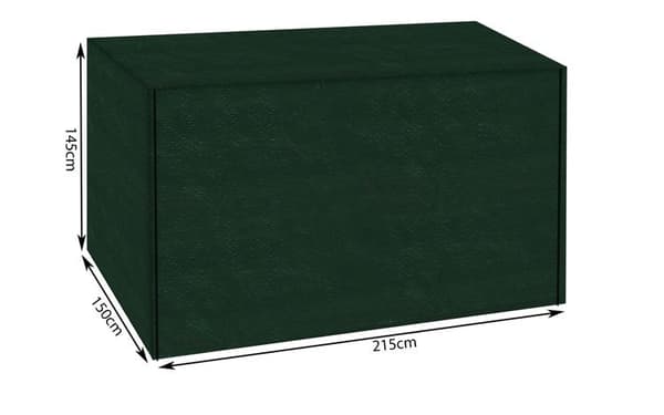 Beskyttelse til havehængematte PE 215x153x145 cm med lynlås
