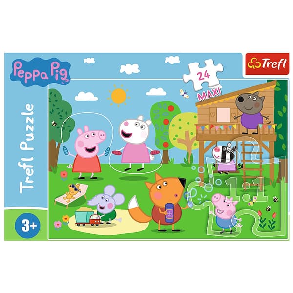 Puslespil Peppa Pig 24 MAXI-brikker 600x400 mm