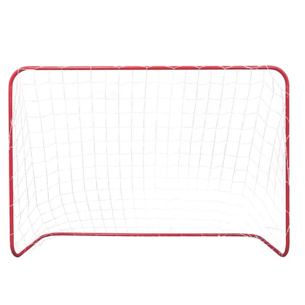 Fodboldmål til børn 183x122x61 cm galvaniseret stål sammenklappeligt