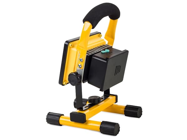Genopladelig LED-strålkaster 30W COB 2400 lm IP65 kold hvid