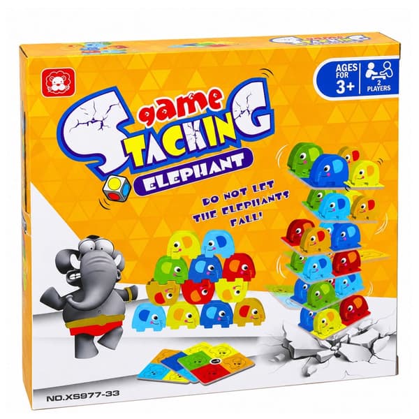 Tasapainopeli Balancing Elephants, taitopeli, 46 osaa, 2+ pelaajaa