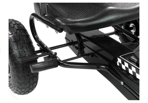 Go-kart trampbil för barn 4+ år, justerbar sits, max 30 kg