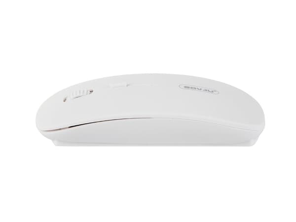 Trådløs optisk mus 2,4 GHz USB hvid 11x5,5x2 cm