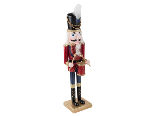 Nøddeknækker træfigur soldat håndmalet 50 cm