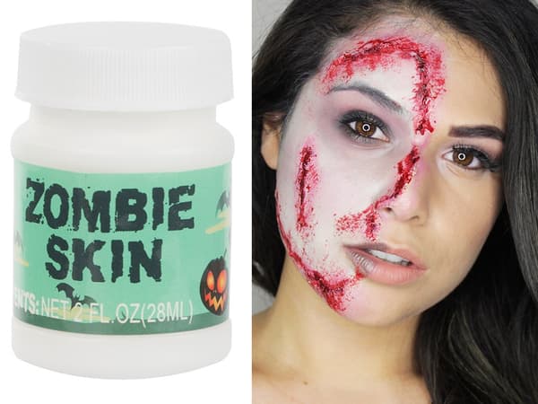 Zombie makeup-base hvid 28 ml til sår/ärr specialeffekter Halloween
