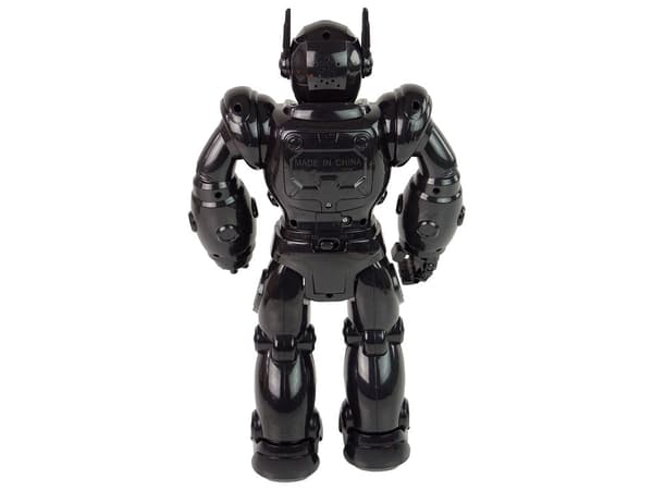 Interaktiv leksaksrobot med LED-ögon och ljud, rör sig framåt 36 cm