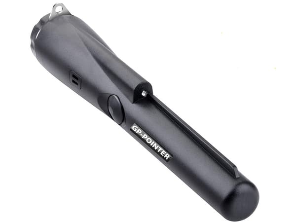 GP-POINTER pindmetaldetektor IP66 med LED lyd/vibration sort