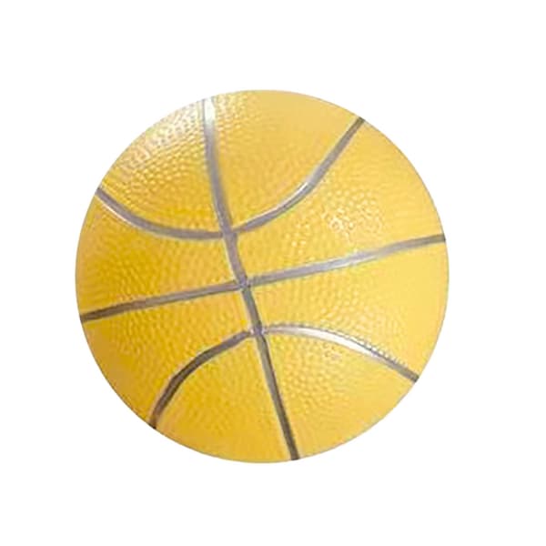 Gummibold 20 cm (8") pastelgul til leg og sport, 1-pack
