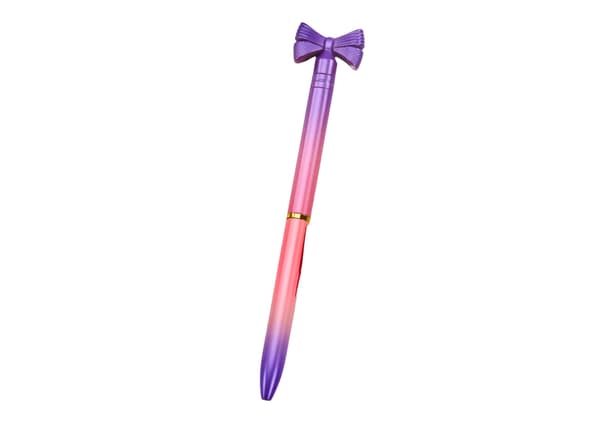 Kuulakärkikynä ruusukkeella, sininen muste, 48 kpl, 16 cm