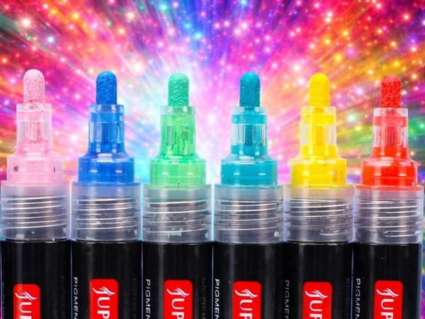 Akrylpennor 24-pack vattenfasta markers 4 mm spets