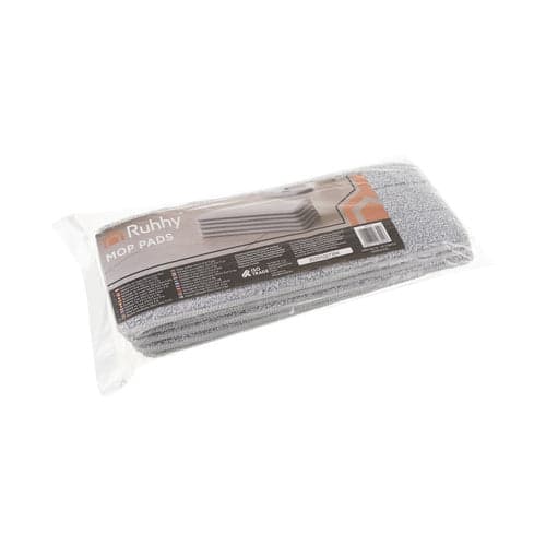 Moppipäällinen 33 cm kapealle lattiamopille, tarrakiinnitys, 5 kpl harmaa