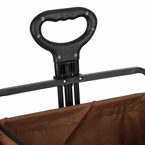 Fällbar strandvagn med hjul och 2-i-1 bord