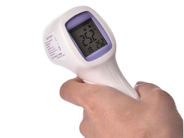 Berøringsfri infrarød febertermometer 1 s LCD hukommelse