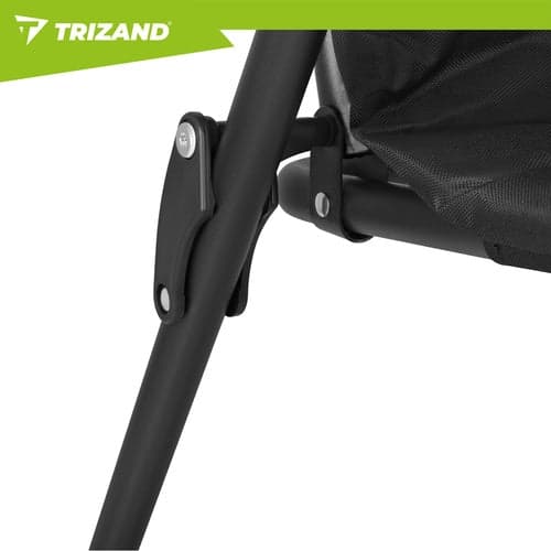 Fällbara campingstolar 2-pack hög rygg armstöd 100 kg/st