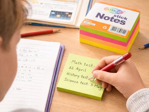 Sticky notes 76x76 mm 400 ark/blok assorterede farver 1 stk