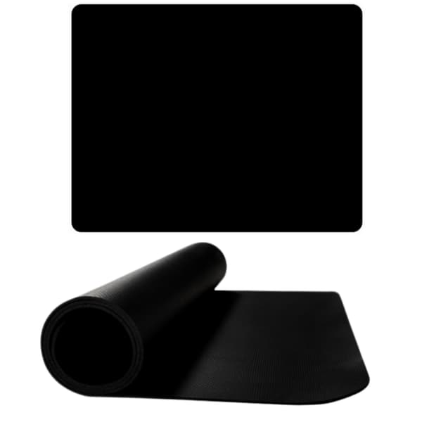 Musemåtte skridsikker sort 30x25 cm med skridsikker bund