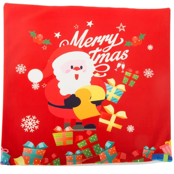 Julkuddfodral 45x45 cm tomtemotiv med dold dragkedja