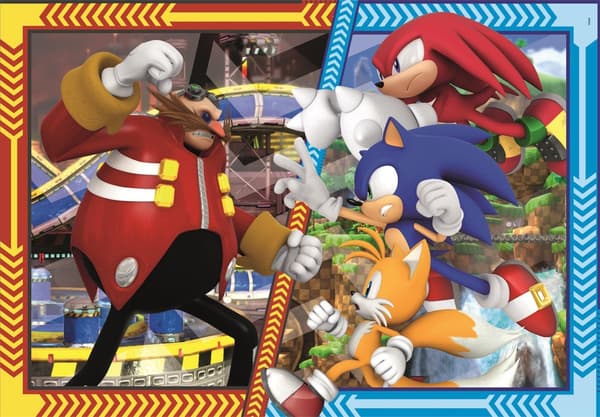 Sonic-palapeli 180 palaa 7–9-vuotiaille