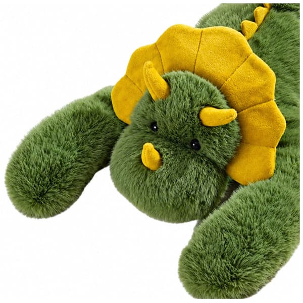 Stor plysdinosaur 60 cm grøn krammedyr