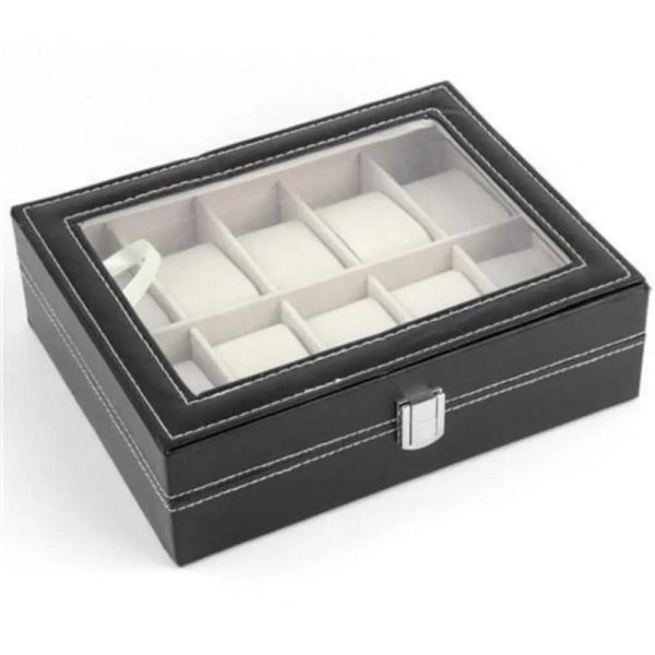 Klockbox för 10 Klockor - Förvaring för Din Klockkollektion