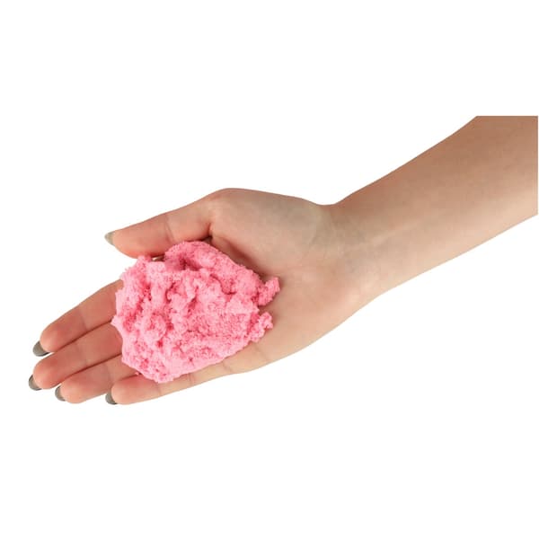 Sensorisk sand 1 kg rosa til børn 3+ i plastpose