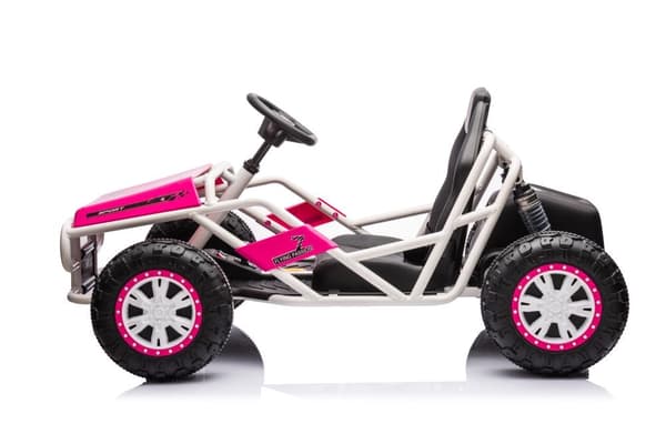 Elbil för barn buggy 24V rosa Battery Car Buggy A8812