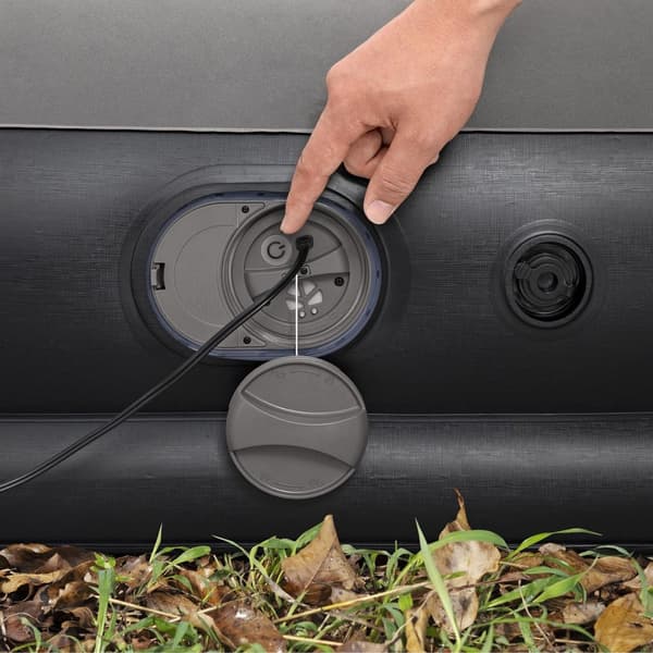 Dobbelt luftmadras 203x152x36 cm TriTech med USB-pumpe og pude