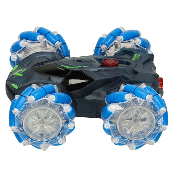 Fjernstyret bil RC 2.4 GHz med røg (vanddamp) LED-lys 19 cm Blue