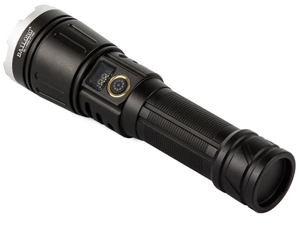Taktinen LED-taskulamppu CREE XHP160 zoom IPX5 akulla USB-C