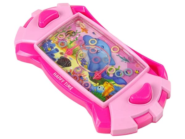 Vattenspel handhållet delfin rosa 15 cm, från 3 år