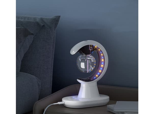 Ilmankostutin 90 ml aromaterapialla, LED-yövalo, USB, valkoinen