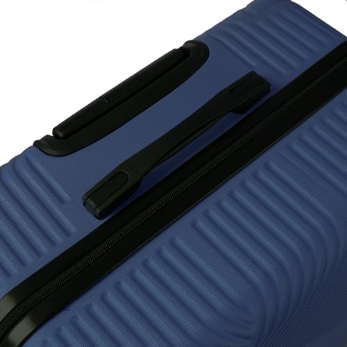 Resväskset 3-pack ABS marinblå 54/65/74 cm med 360° hjul kodlås