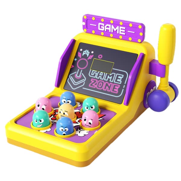 Whack-a-Mole arkadspel för barn med poängdisplay, ljud/ljus, batteri