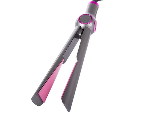 Plattång/locktång 2-i-1 keramik LCD 140–230°C med clips & kam