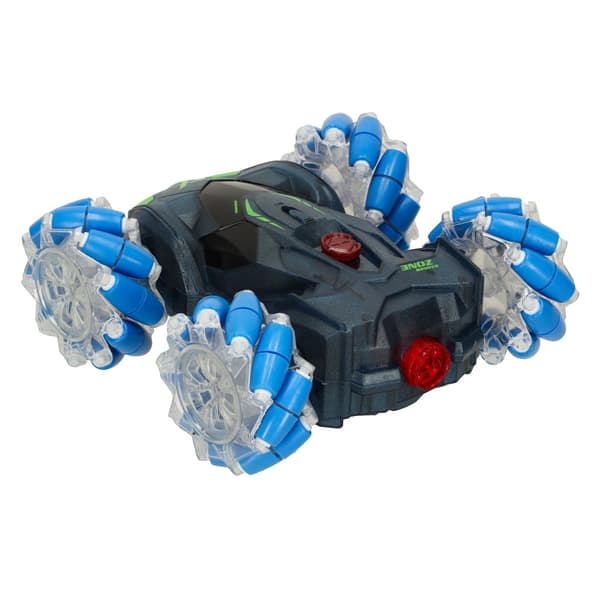 Fjernstyret bil RC 2.4 GHz med røg (vanddamp) LED-lys 19 cm Blue