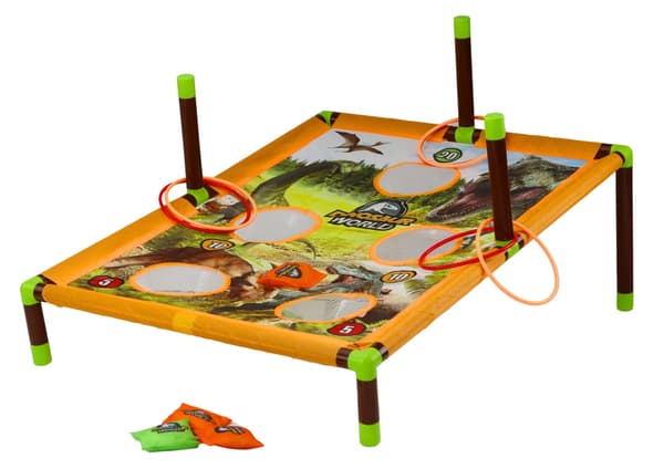 Arcade målspil 2-i-1 dinosaur, spilletaske med pointsystem 3+ år