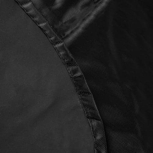 Regnponcho nylon sort universel 130x115 cm med opbevaringspose