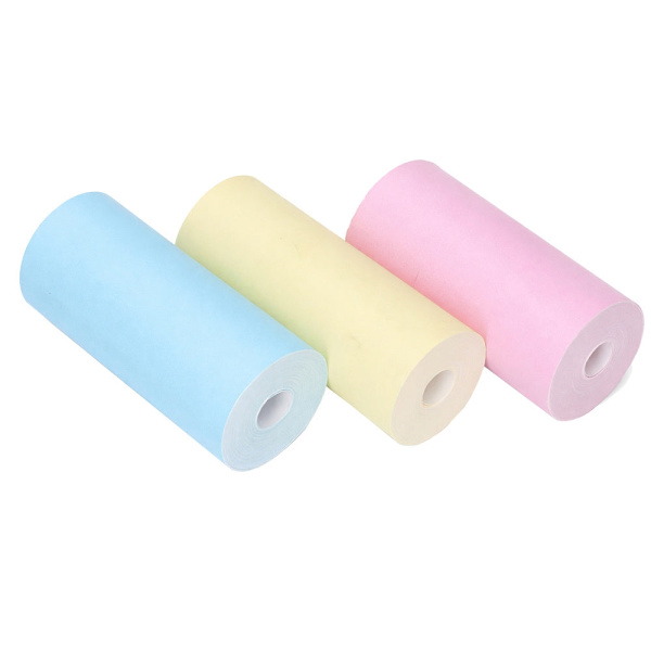 Termopapper rullar 55 mm 3-pack färgmix för termoprinter/mini printer