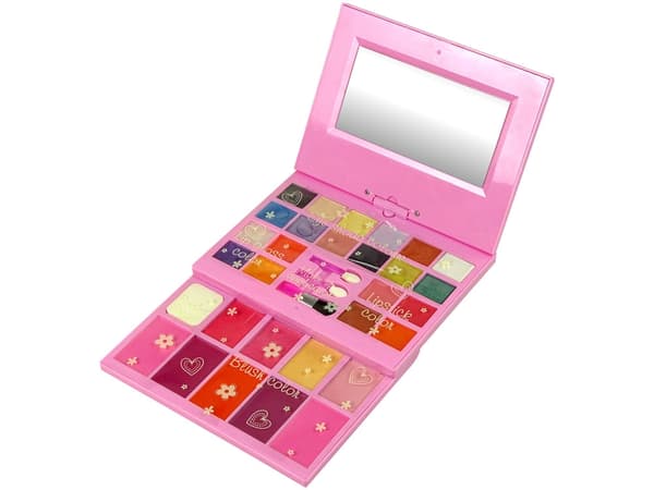 Makeup-sæt til børn 5+ med spejl, parabenfri CE, 33 dele
