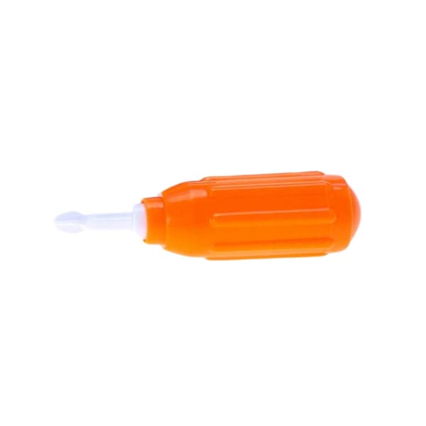 Bygge-legetøj motorcykel racing orange med skruetrækker lys/lyd 20 cm