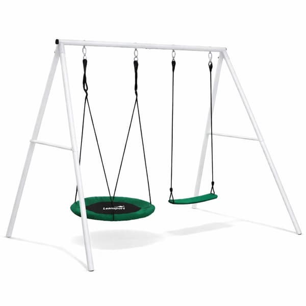 Trädgårdsgunga med ram 2-sits kråkbo 80 cm + sits, max 200 kg