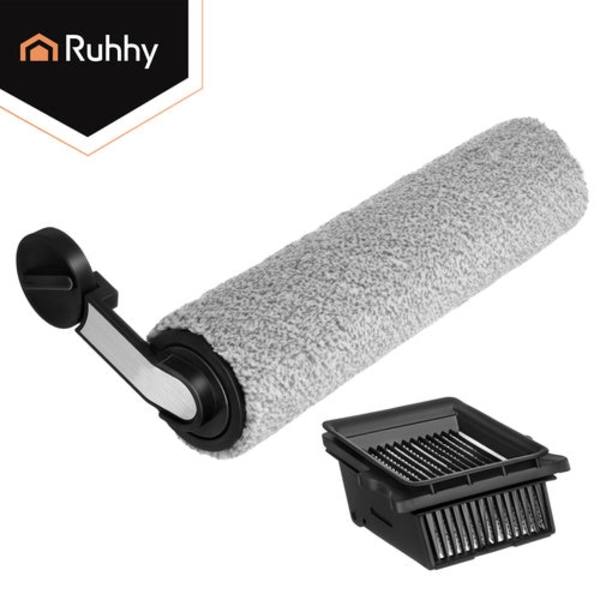 Udskiftningskit roller + HEPA H9-filter vaskbart til Ruhhy 24860