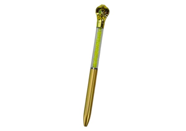 Kulpennna med diamanter 16 cm, blå refill, cobrafigur, CE/EN71 3+